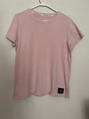 Calvin Klein Light Pink Short Sleeve Crewneck Tee
